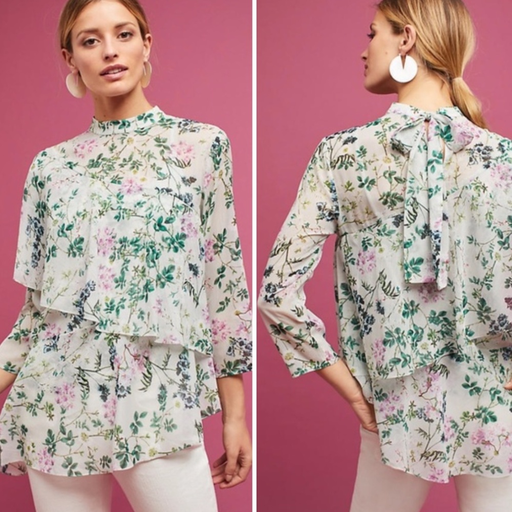 Anthropologie Hemant & Nandita Courtney blouse